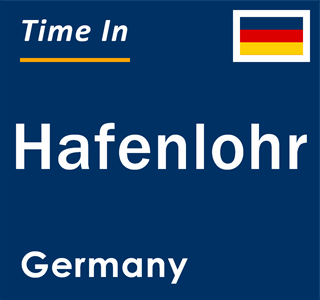 Current local time in Hafenlohr, Germany