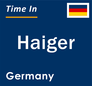 Current local time in Haiger, Germany