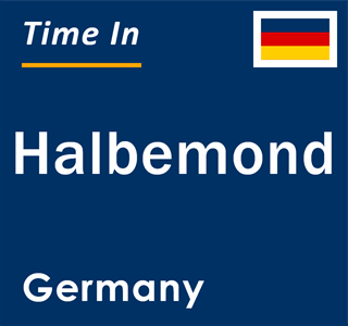 Current local time in Halbemond, Germany