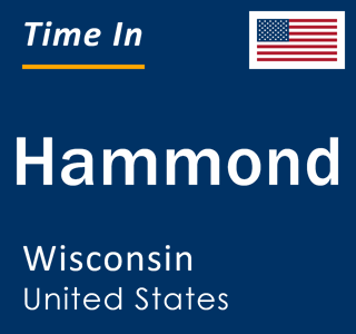 Current local time in Hammond, Wisconsin, United States