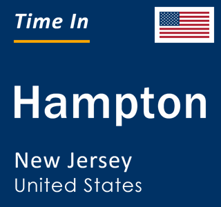 Current local time in Hampton, New Jersey, United States