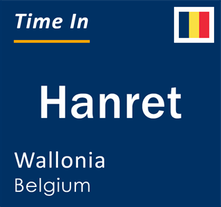 Current local time in Hanret, Wallonia, Belgium