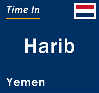 Current local time in Harib, Yemen
