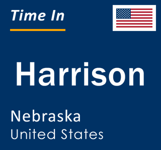 Current local time in Harrison, Nebraska, United States