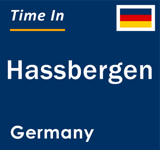 Current local time in Hassbergen, Germany