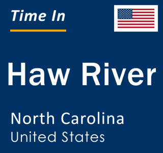 Current local time in Haw River, North Carolina, United States