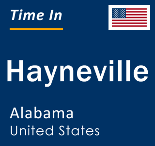Current local time in Hayneville, Alabama, United States