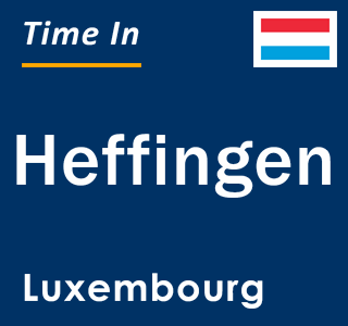 Current local time in Heffingen, Luxembourg