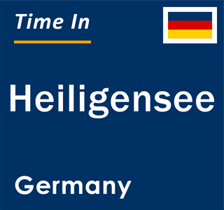 Current local time in Heiligensee, Germany