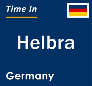 Current local time in Helbra, Germany