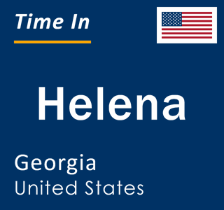 Current local time in Helena, Georgia, United States