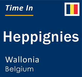 Current local time in Heppignies, Wallonia, Belgium
