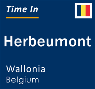 Current local time in Herbeumont, Wallonia, Belgium