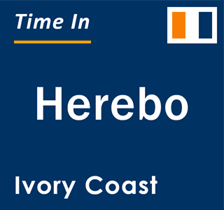 Current local time in Herebo, Ivory Coast