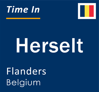 Current local time in Herselt, Flanders, Belgium