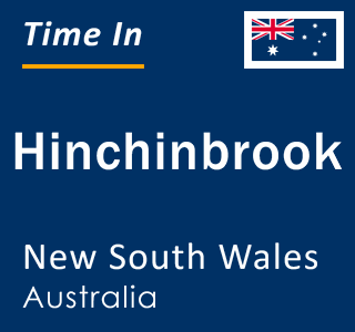 Current local time in Hinchinbrook, New South Wales, Australia
