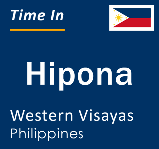 Current local time in Hipona, Western Visayas, Philippines