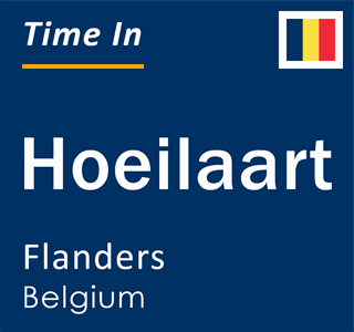 Current local time in Hoeilaart, Flanders, Belgium