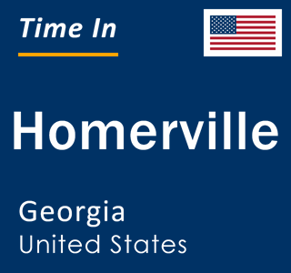 Current local time in Homerville, Georgia, United States