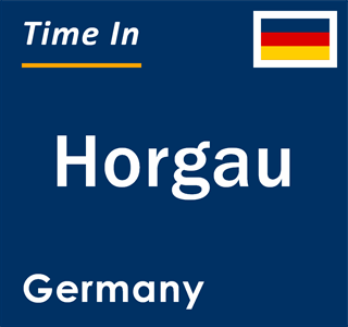 Current local time in Horgau, Germany