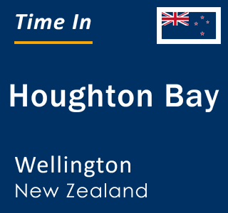 Current local time in Houghton Bay, Wellington, New Zealand