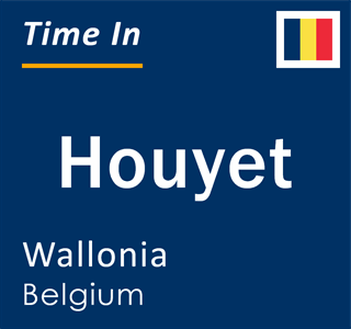 Current local time in Houyet, Wallonia, Belgium