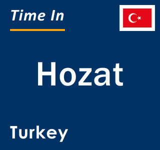 Current local time in Hozat, Turkey