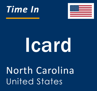 Current local time in Icard, North Carolina, United States