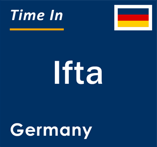 Current local time in Ifta, Germany