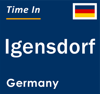 Current local time in Igensdorf, Germany
