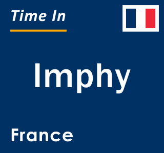 Current local time in Imphy, France