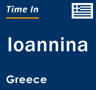 Current local time in Ioannina, Greece