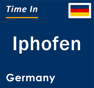 Current local time in Iphofen, Germany