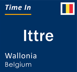 Current local time in Ittre, Wallonia, Belgium