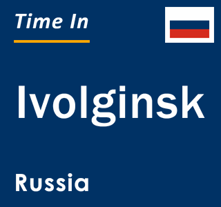 Current local time in Ivolginsk, Russia