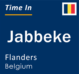 Current local time in Jabbeke, Flanders, Belgium