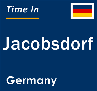Current local time in Jacobsdorf, Germany
