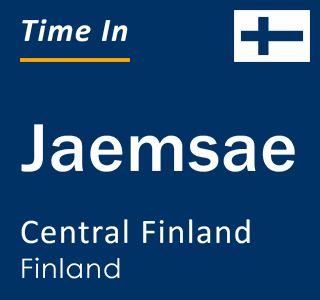 Current local time in Jaemsae, Central Finland, Finland