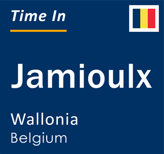Current local time in Jamioulx, Wallonia, Belgium