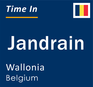 Current local time in Jandrain, Wallonia, Belgium