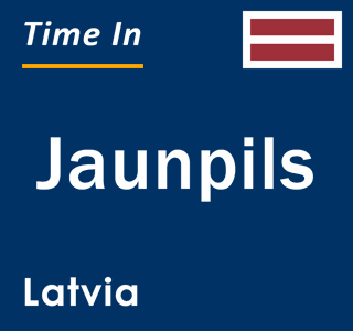 Current local time in Jaunpils, Latvia