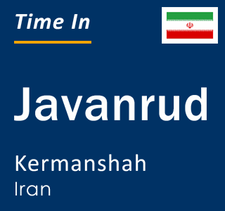 Current local time in Javanrud, Kermanshah, Iran