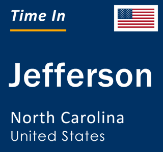 Current local time in Jefferson, North Carolina, United States