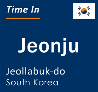 Current local time in Jeonju, Jeollabuk-do, South Korea