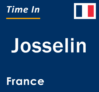Current local time in Josselin, France
