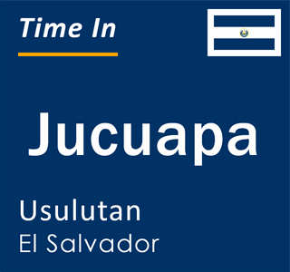 Current local time in Jucuapa, Usulutan, El Salvador