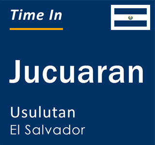 Current local time in Jucuaran, Usulutan, El Salvador