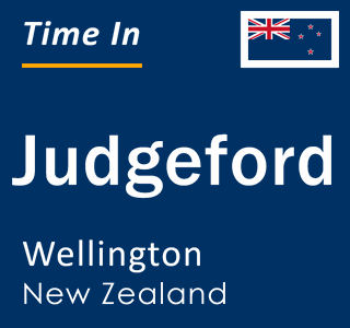 Current local time in Judgeford, Wellington, New Zealand