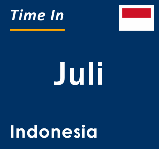 Current local time in Juli, Indonesia
