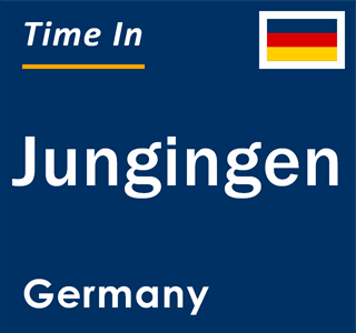 Current local time in Jungingen, Germany